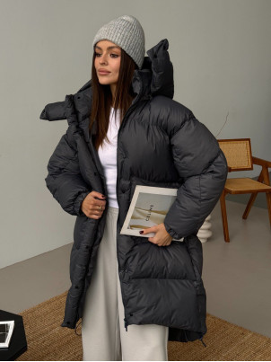 Пуховик Blanket Coat графітовий