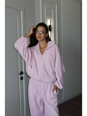 Костюм oversize рожевий