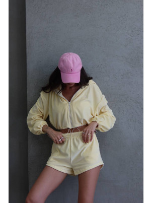 Костюм Velour з шортами ваніль